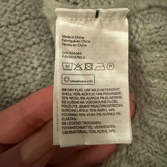 H&M Mint Green Turtleneck Sweater - Picture 8 of 10